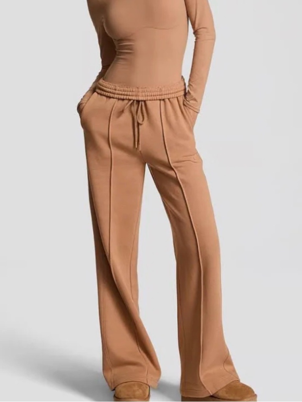 Victoria Secret Casual Brown Wide-Leg Pants